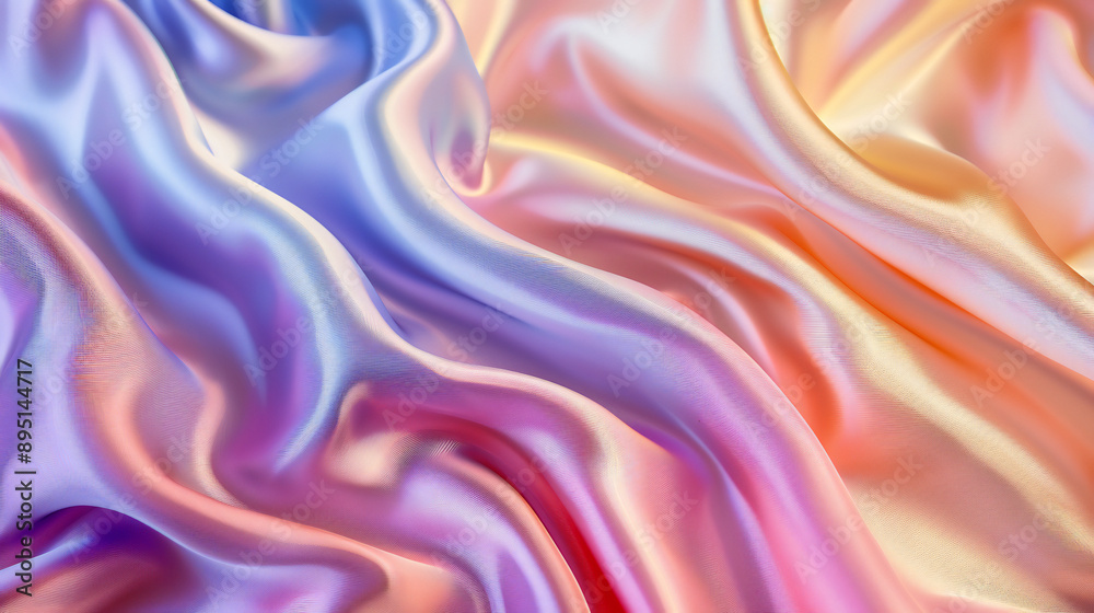 Brightly colored satin background illustration Brightly colored satin background illustration