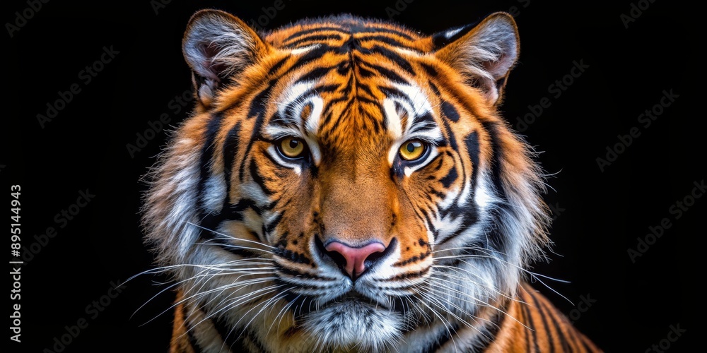 Tiger Close-Up A Fierce Look into the Wild, Tiger , Portrait , Wildlife , Animal Tiger Close-Up A Fierce Look into the Wild, Tiger , Portrait , Wildlife , Animal