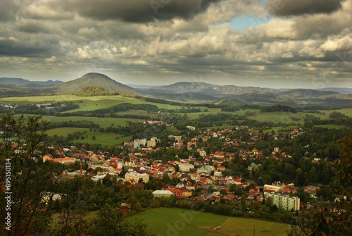 Ceska Kamenice, panorama, Czech republic photo