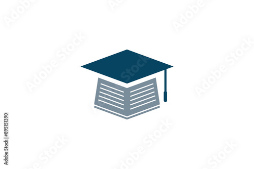 education design with college badge