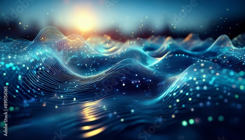 Wave sound of water molecules