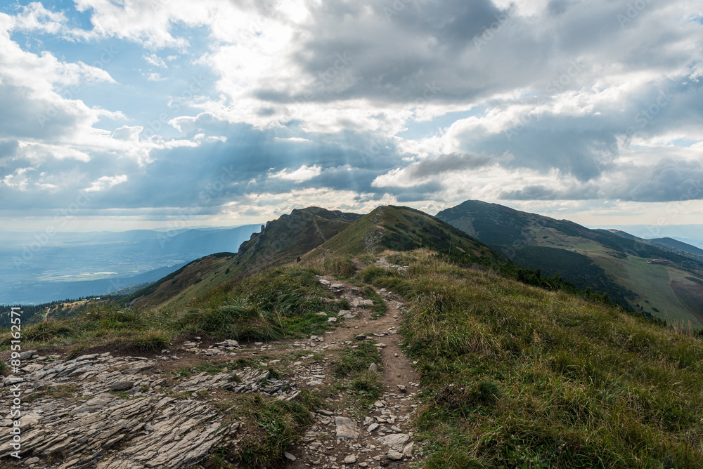 View from Steny hill in Mala Fatra mountains in Slovakia View from Steny hill in Mala Fatra mountains in Slovakia