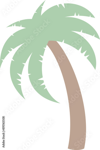 Palm Tree, Graphic Illustration Vector 