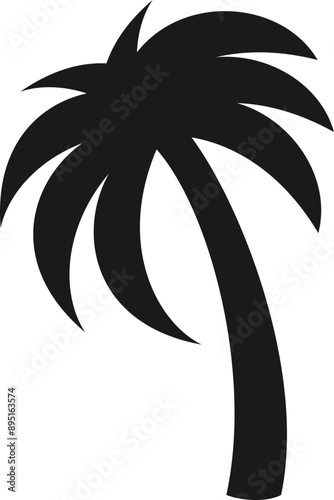 Palm Tree, Graphic Illustration Vector 
