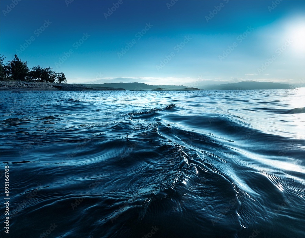 Cool, rippling water with gentle waves and reflections of light. Cool, rippling water with gentle waves and reflections of light.