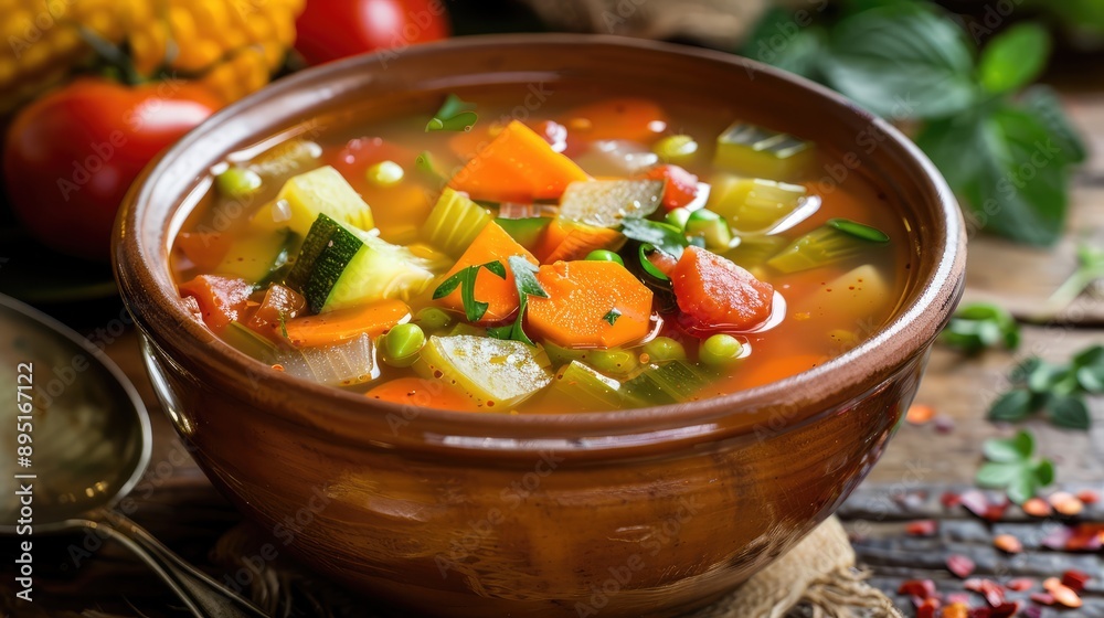 chicken soup with vegetables chicken soup with vegetables