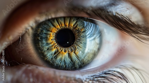 close up of eye