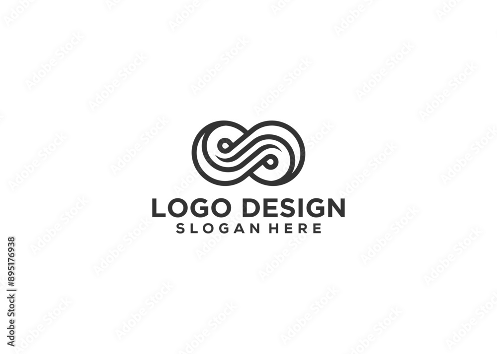 Letter s infinity logo icon design vector Letter s infinity logo icon design vector