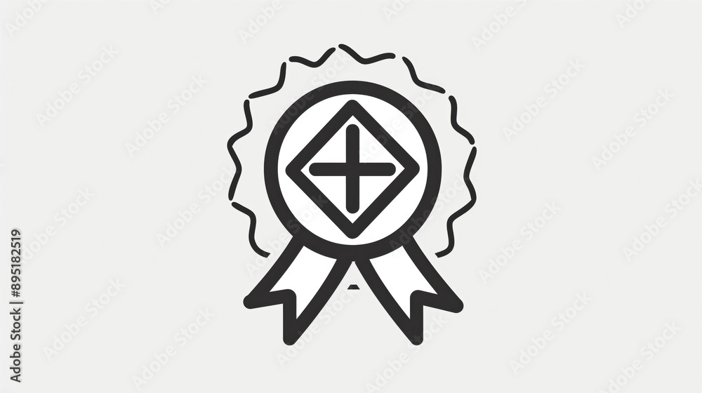 Award Ribbon Icon - Symbol of Achievement and Recognition Award Ribbon Icon - Symbol of Achievement and Recognition