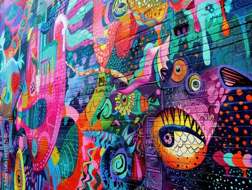 Colorful and intricate stre...