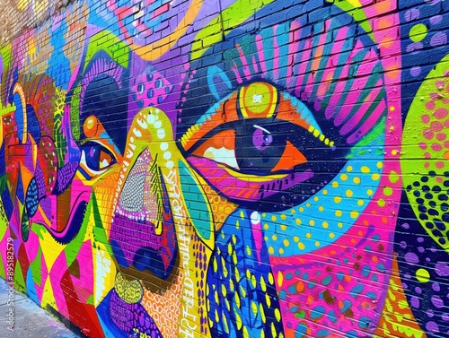 Colorful and intricate stre...