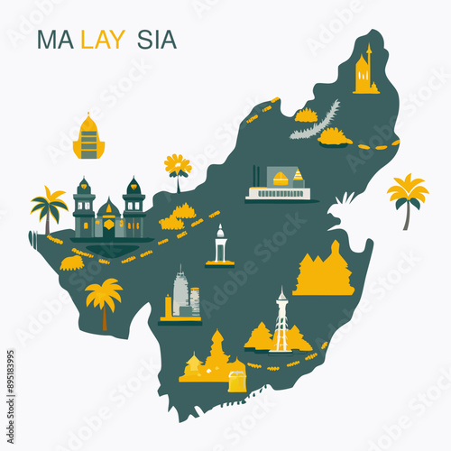 Malaysian map cuate