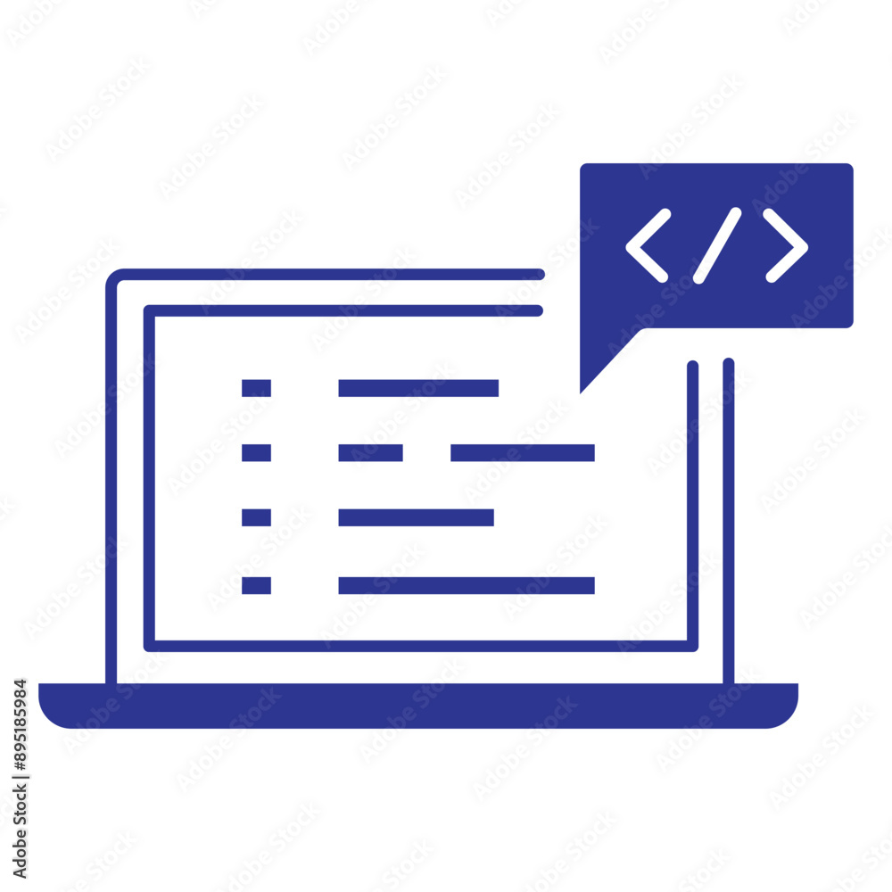 Programming Icon with Editable Stroke for Software Development and Coding Programming Icon with Editable Stroke for Software Development and Coding