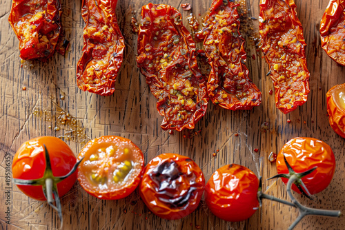 Sun-dried tomato bathed in ...