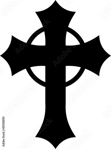 Religious Cross Vector Graphic 