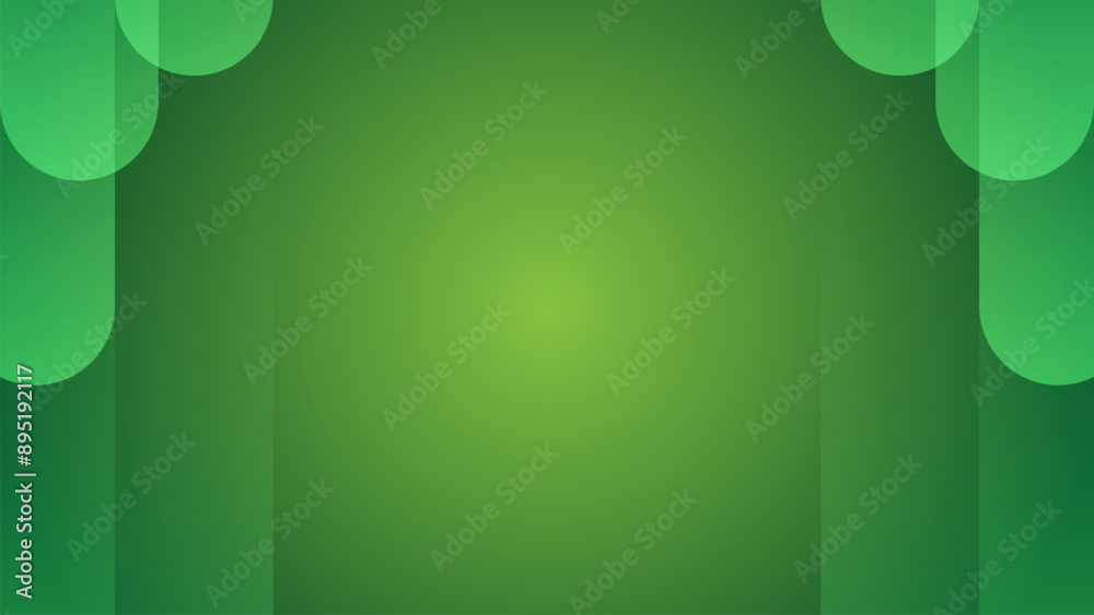 clean and simple green gradient background with geometric shapes. abstract concept. clean and simple green gradient background with geometric shapes. abstract concept.