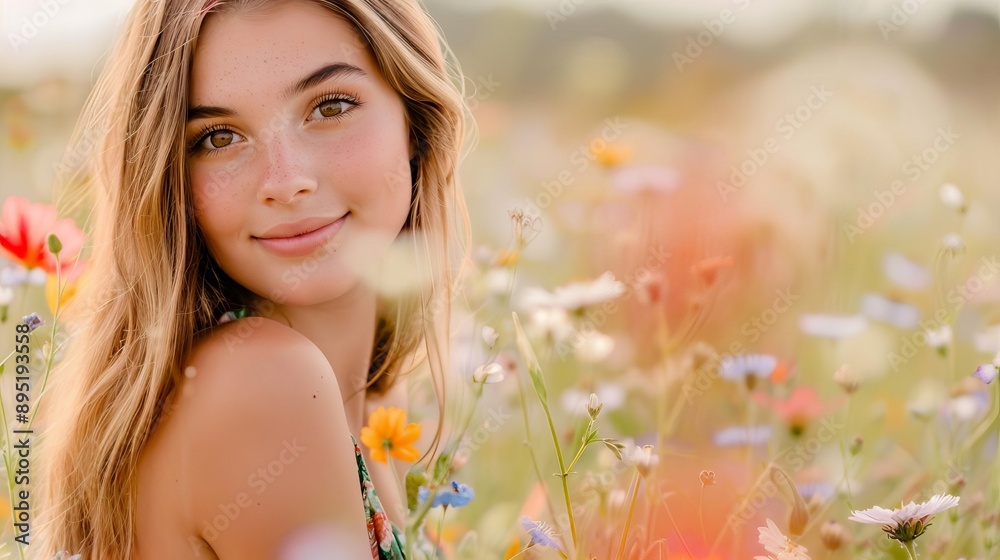Naklejka premium Young Woman Gender