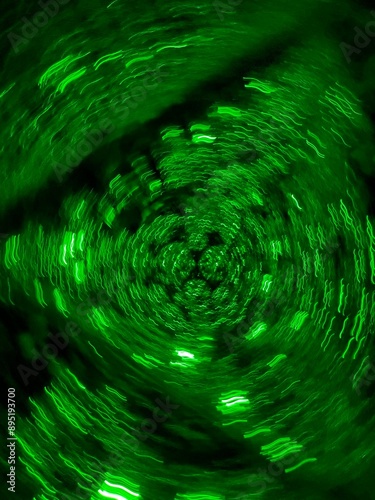 Wallpaper Mural Infinite room with geometric lights. Torontodigital.ca