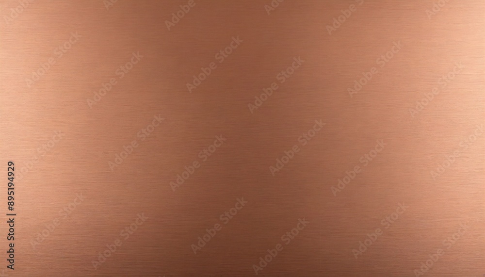 A brushed copper surface with linear grain patterns and a soft, matte shiny finish. Multiple variations available 