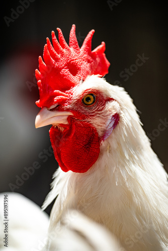 close up of a chicken