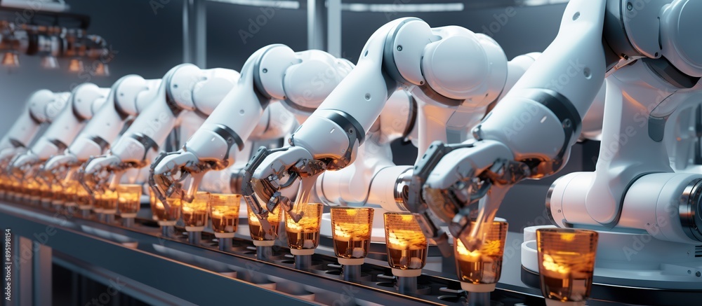 RPA Robotic process automation innovation technology concept RPA Robotic process automation innovation technology concept