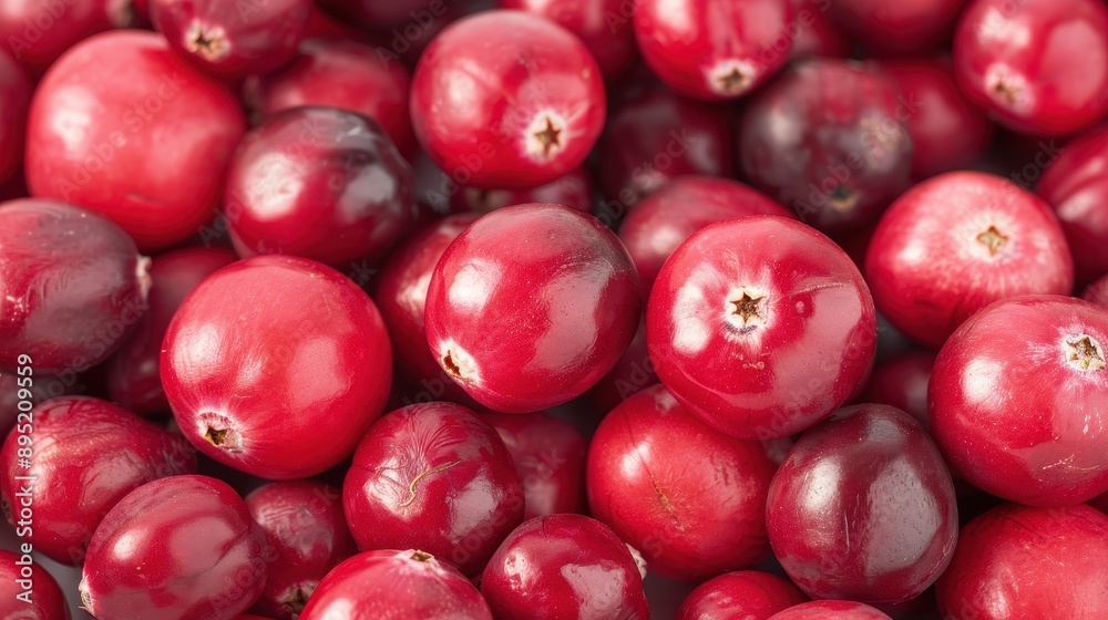 A bunch of red berries are shown in close up A bunch of red berries are shown in close up