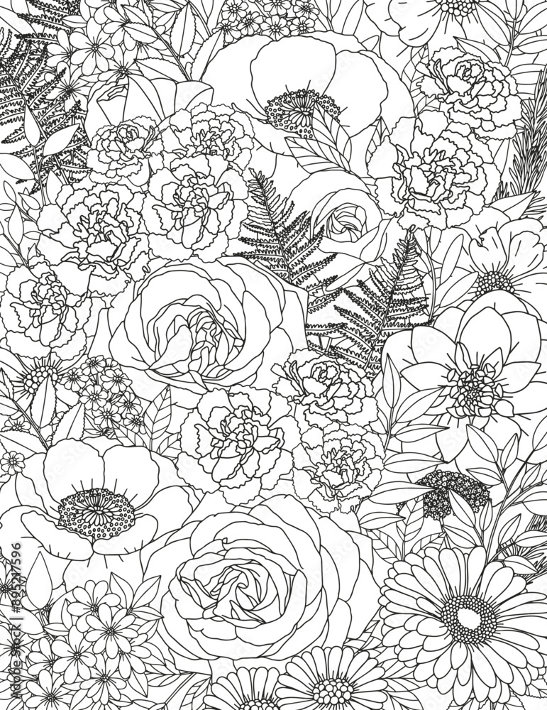 custom made wallpaper toronto digitalColoring page for adults and children.