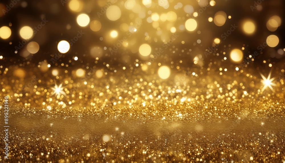 Gold glitter christmas background Gold glitter christmas background