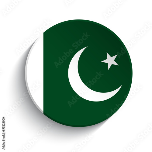 Pakistan flag button