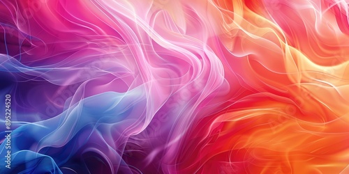 Colorful abstract bright background. Ai generation © Tnzal