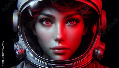 woman in the space