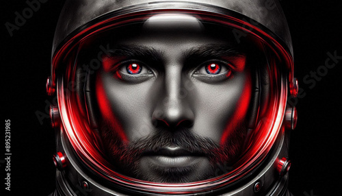 portrait of a person astronaut