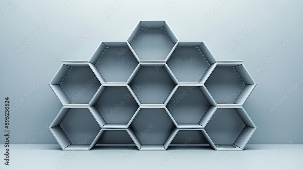 abstract background with hexagons abstract background with hexagons