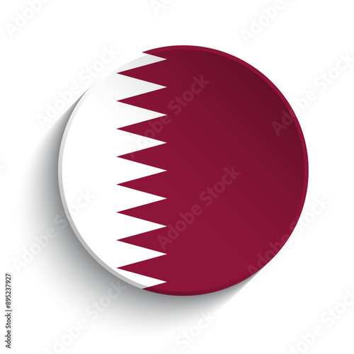 Qatar flag button