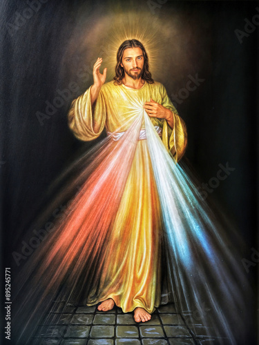 Divine Mercy: Jesus Christ, Source Infinite Compassion sacred portrait photo