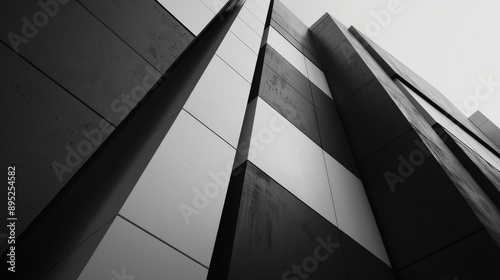 Abstract Architecture in Black and White.