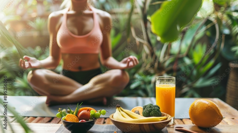 Wellness routine fitness, nutritious meals, and mindfulness practices for nourishing body and mind Wellness routine fitness, nutritious meals, and mindfulness practices for nourishing body and mind