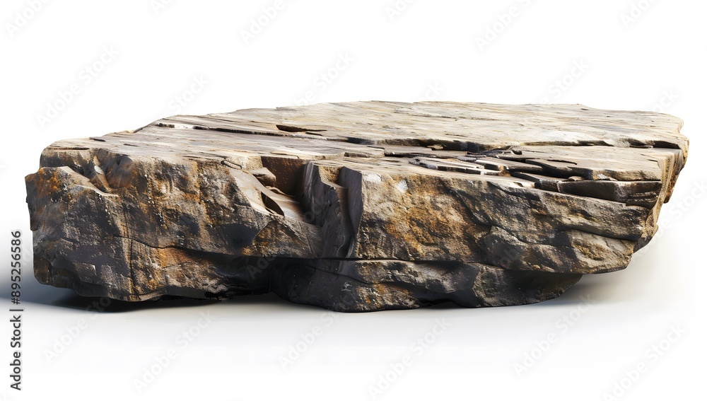 Earth-toned rock podium with a white background for showcasing products or decorations.
Earth-toned rock podium with a white background for showcasing products or decorations.