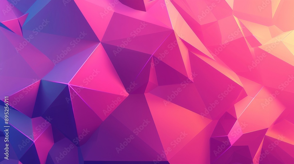 Obraz premium Abstract background showing low poly surface forming modern pattern