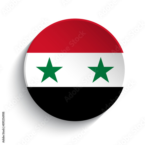 Syria flag button