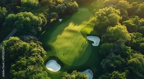 Golf Course Aerial View