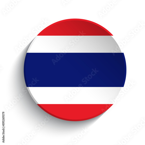 Free Download Thailand flag button - GFXLoad