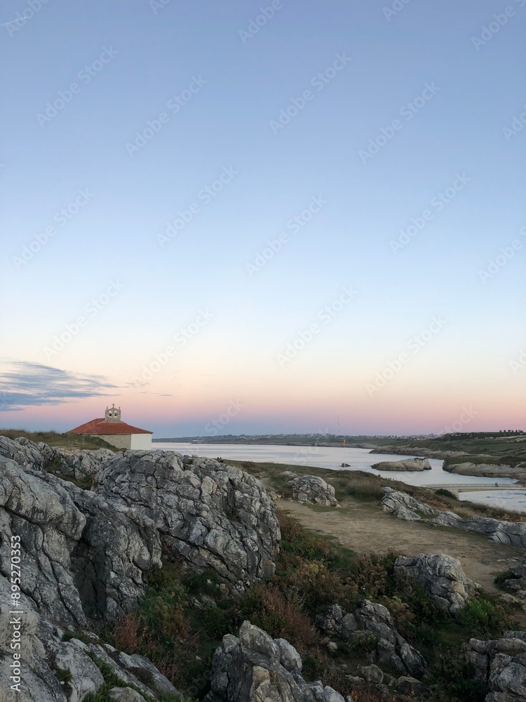 Fototapeta premium sunset over the sea