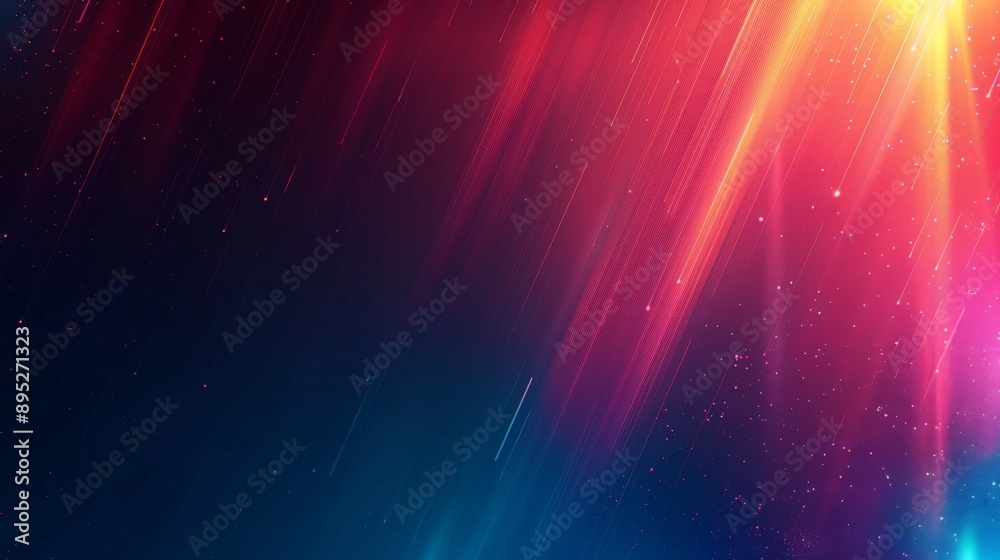 Abstract background featuring vibrant diagonal lines and particles creating a sense of movement and energy Abstract background featuring vibrant diagonal lines and particles creating a sense of movement and energy