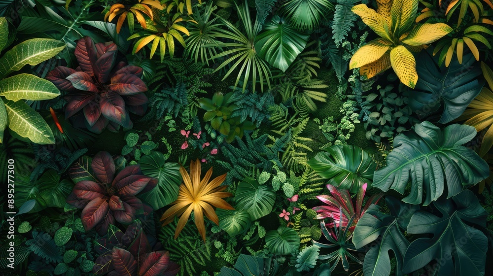 Vibrant foliage, natural backdrop Vibrant foliage, natural backdrop