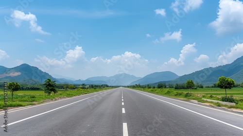 Expressway trip showcasing a wide panorama, Expressway, Panorama, Trip © TEERAWAT