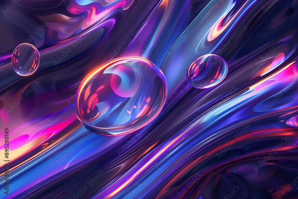 Colorful abstract background with floating bubbles and vibrant liquid texture, perfect for creative and artistic projects. Colorful abstract background with floating bubbles and vibrant liquid texture, perfect for creative and artistic projects.