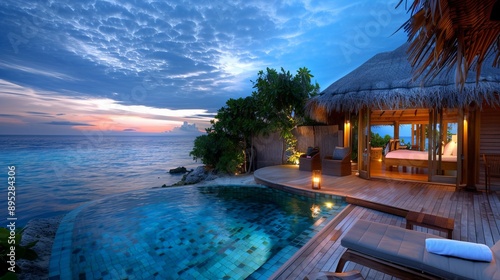 Resort, Gangehi Island, Ari Atoll, Indian Ocean, Maldives