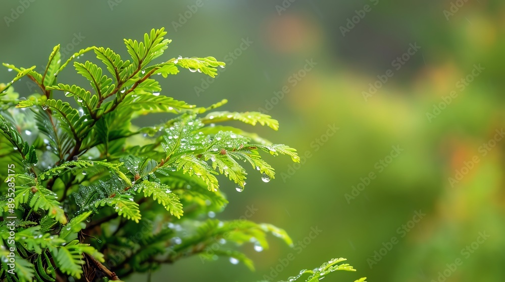 Fototapeta premium Varied drizzle affecting ecosystems, dynamic and intricate