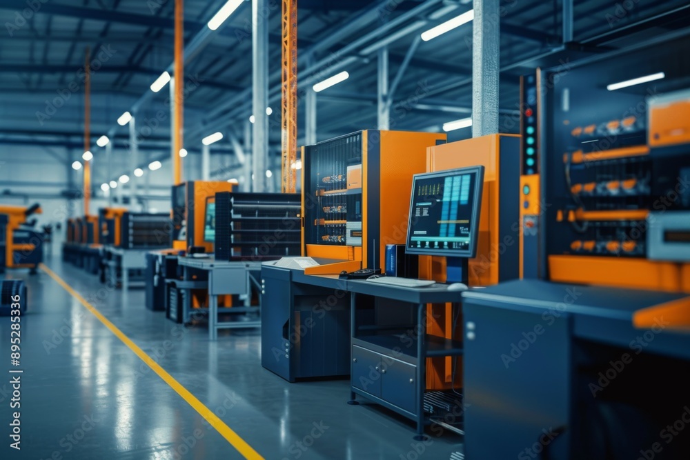 Obraz premium Precision engineering workstations